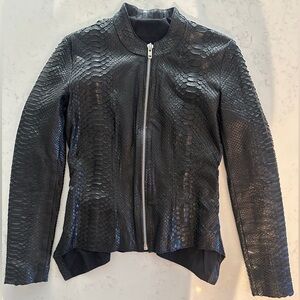 Konstantin Gayday Genuine Python Leather Jacket – Rare Luxury